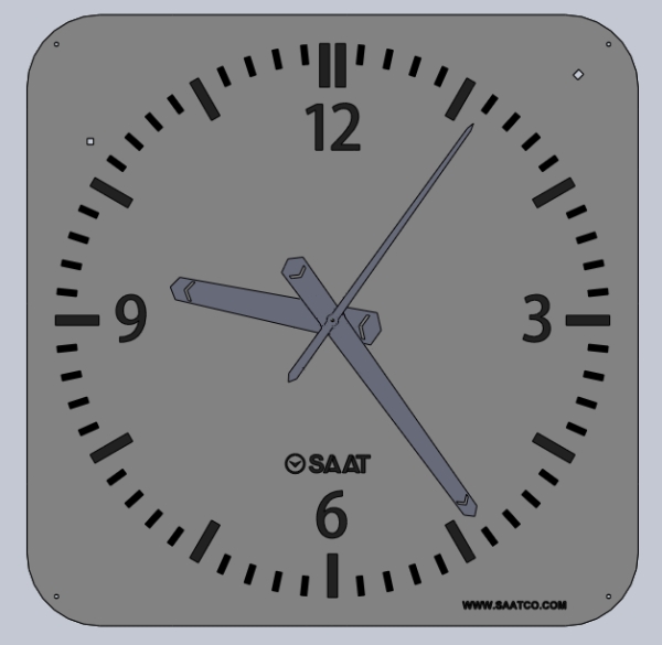 طرح جدید محرک ساعت‌های عقربه‌ای صنعتی شرکت ساعت